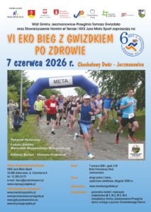 Bieg z gwizdkiem plakat